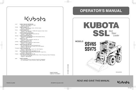 kubota ssv75 service manual